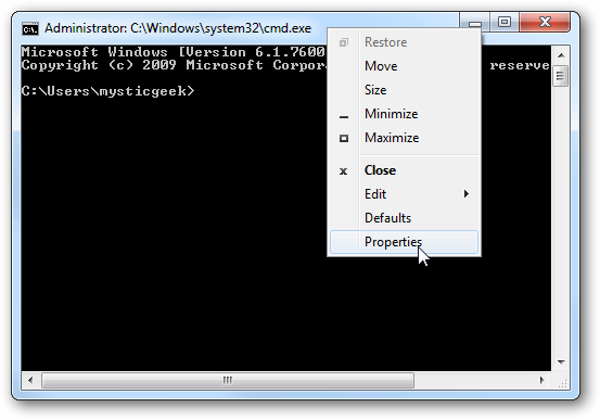Command Prompt Frame How to Make the Windows Command Prompt Wider