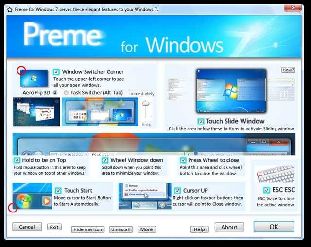 Preme Window Dock Windows on the Sides of Your Desktop and More With Preme for Windows 7