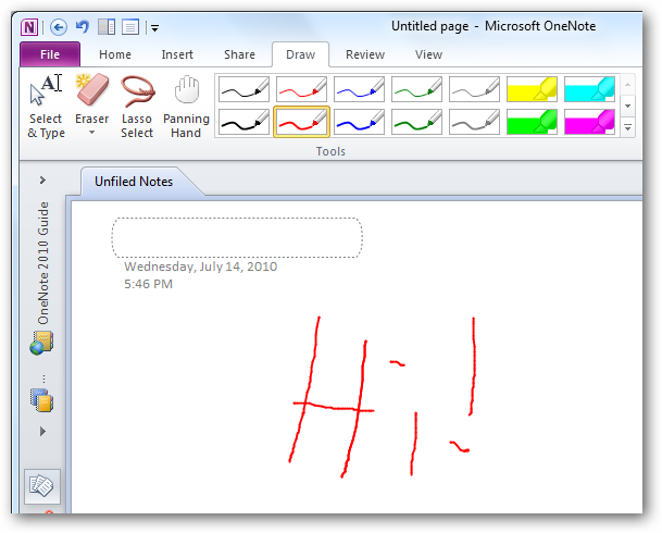 Mallar Onenote Beginner Geek: Getting Started With OneNote 2010