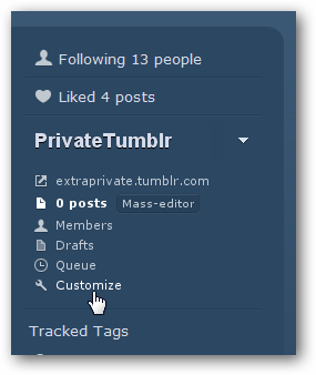 How To Make a Private Tumblr Blog