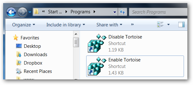 How to Enable or Disable TortoiseSVN Menus Easily