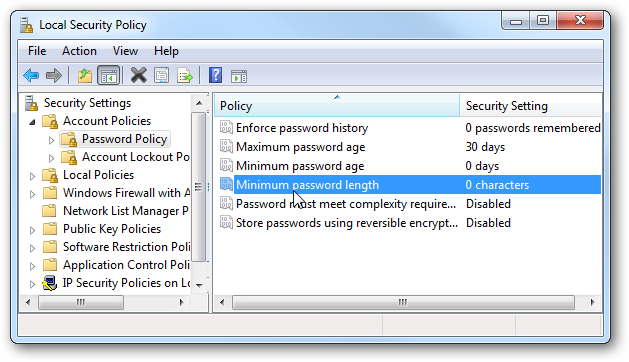 Local Machine Password Using Local Users and Groups to Manage User Passwords in Windows 7