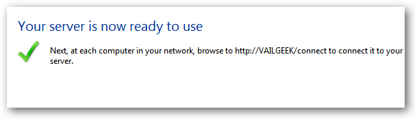 Screenshot Tour: Windows Home Server Beta 