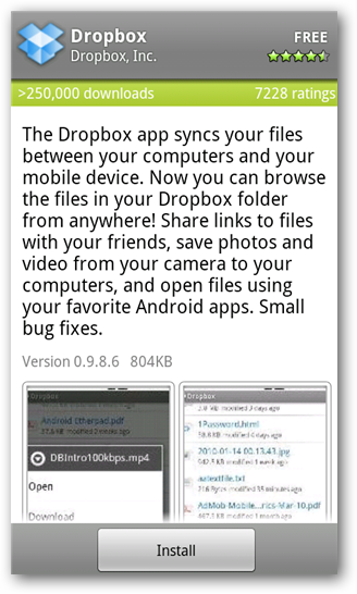 android dropbox implementation example java code... How to Use Dropbox with an Android Phone