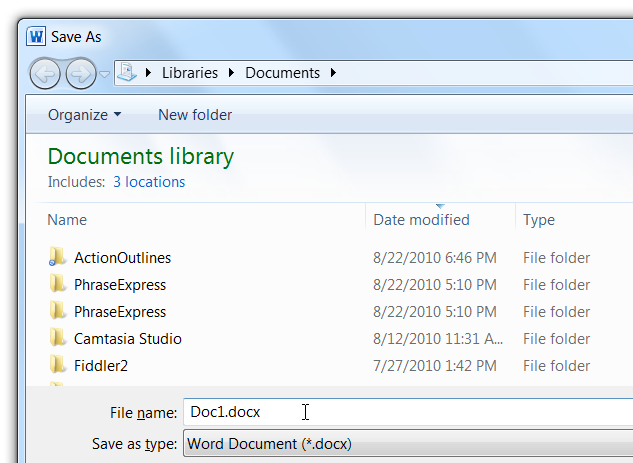 Change the Default Save Folder for Windows 7 Libraries to Something ...