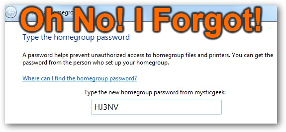 How Do You Find Your Windows 7 or 8 Homegroup Password?