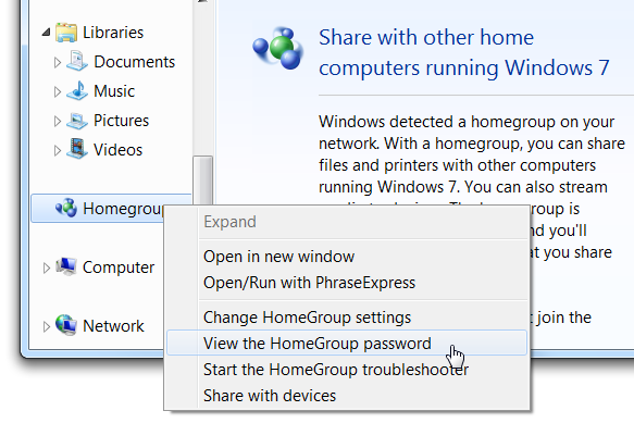How Do You Find Your Windows 7 or 8 Homegroup Password?