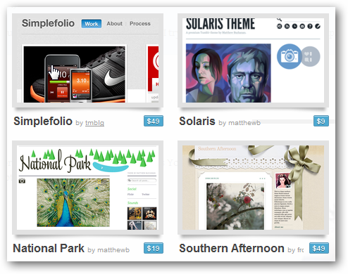 Add a Premium Theme to Your Tumblr Blog