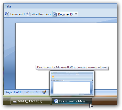 How to Add Tabbed Documents to Microsoft Word