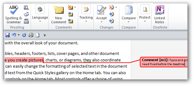 How To Add Comments to Documents in Word 2010