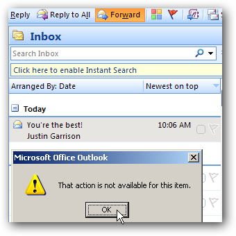 Prevent People from Forwarding or Replying All in Outlook