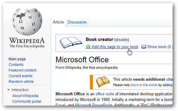 Create an eBook or PDF from Wikipedia Articles for Offline Reading
