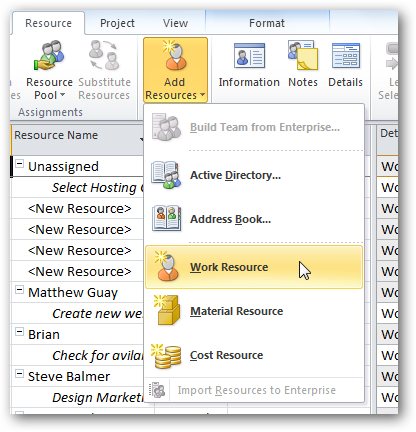 Getting Started With Microsoft Project 2010