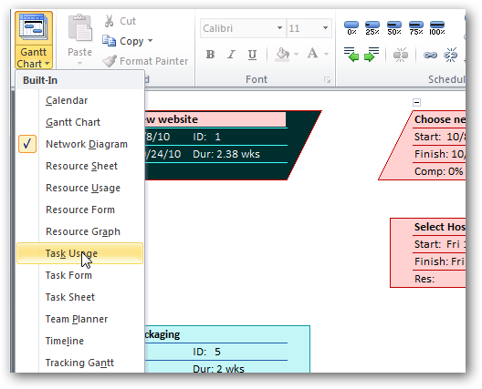 Getting Started With Microsoft Project 2010