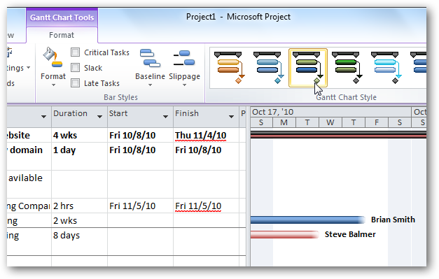 Getting Started With Microsoft Project 2010