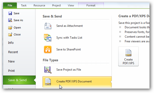 Getting Started With Microsoft Project 2010