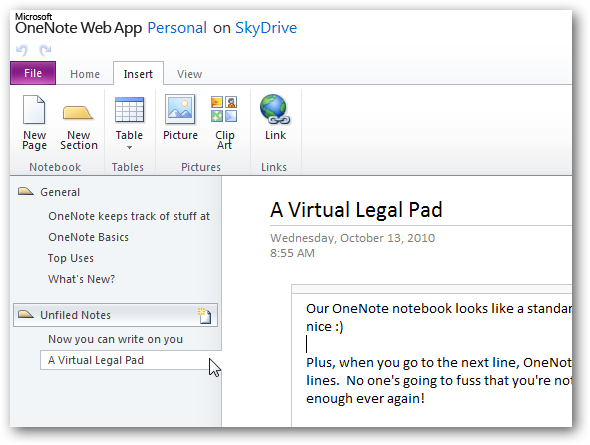 Personalize Your OneNote 2010 Notebooks With Backgrounds and More