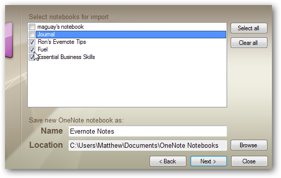 Import Evernote Notes Into OneNote the Easy Way