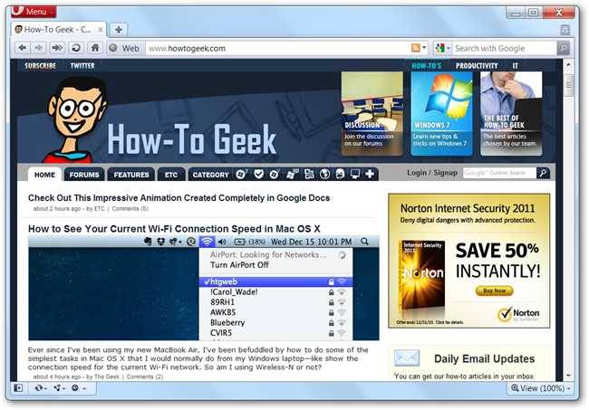 Opera 11 Adds Tab Stacking, Extensions, and More [Screenshot Tour]