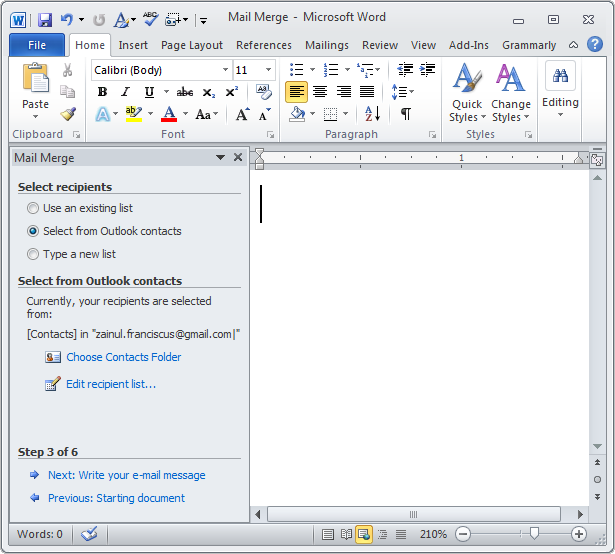 Boost Your Email Writing Productivity with Microsoft Word Mail Merge