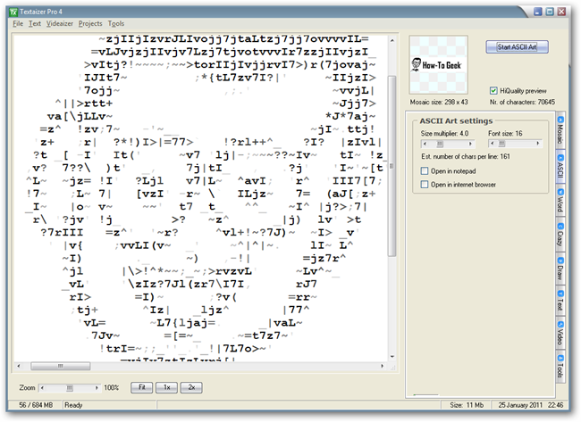 How To Create Your Own Custom ASCII Art from Any Image