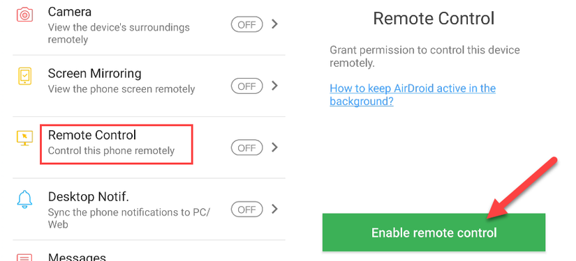 Android Remote Connect Key How to Remote View and Control an Android Phone