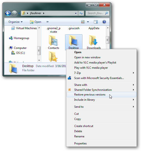 Use Windows 7’s Previous Versions to Go Back in Time and Save Your Files