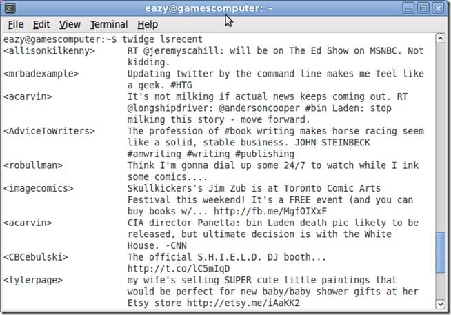 How to Use the Linux Terminal to Update Twitter