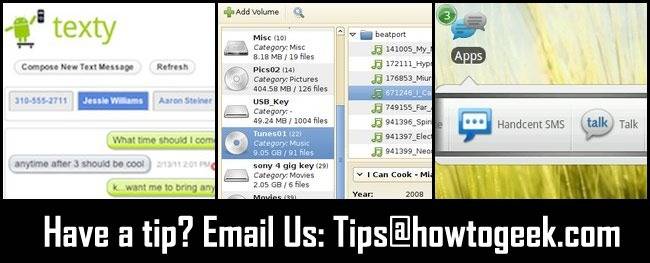 From the Tips Box: Desktop-based TXT Messaging, Indexing Offline ...