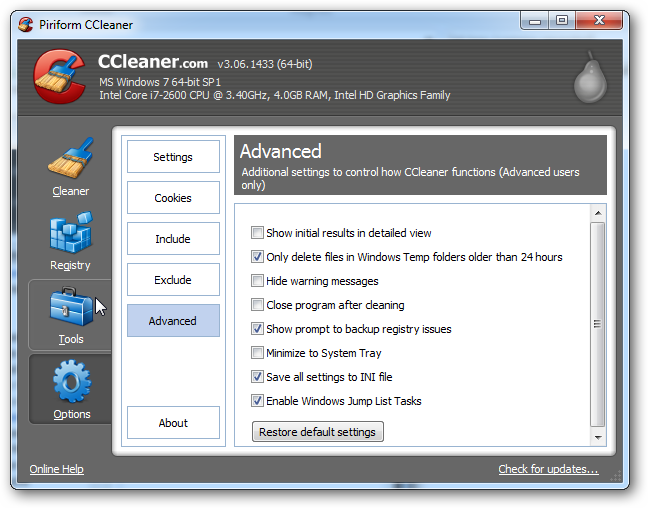 Beginner Geek : Simple Tips to Reduce Disk Usage in Windows 7