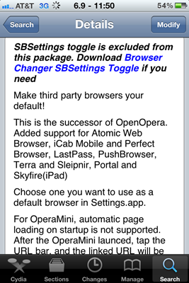 How To Change the Default Web Browser in iOS