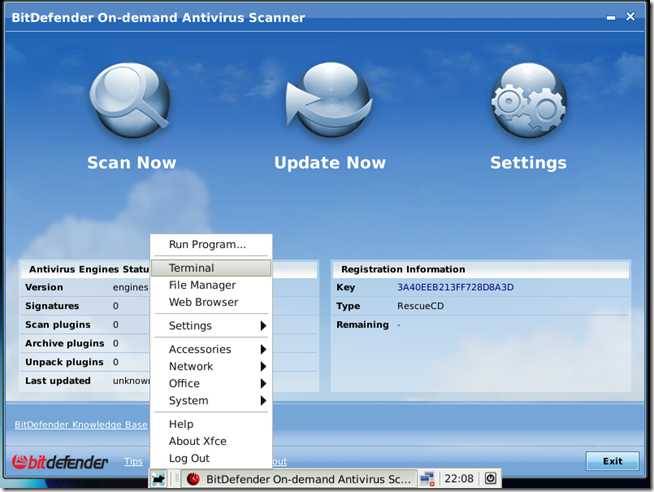 How to Network Boot the BitDefender Rescue CD (PXE)