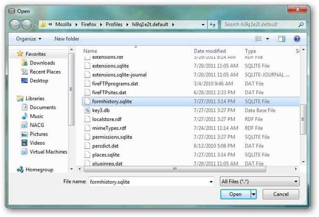Stupid Geek Tricks: Hacking the Firefox Profile Data Storage