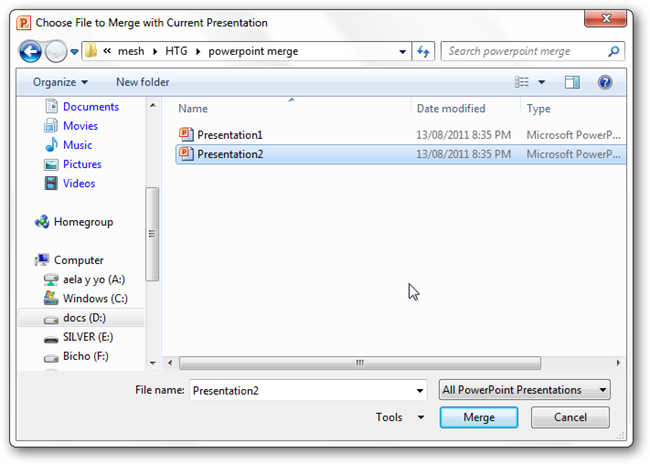 Compare and Merge Different Versions of Your Presentations in PowerPoint