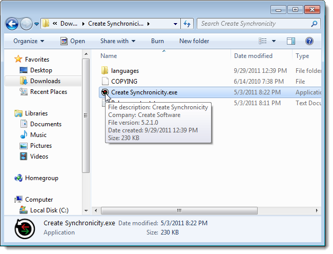 Keep Your PC's Data Safe Using Create Synchronicity