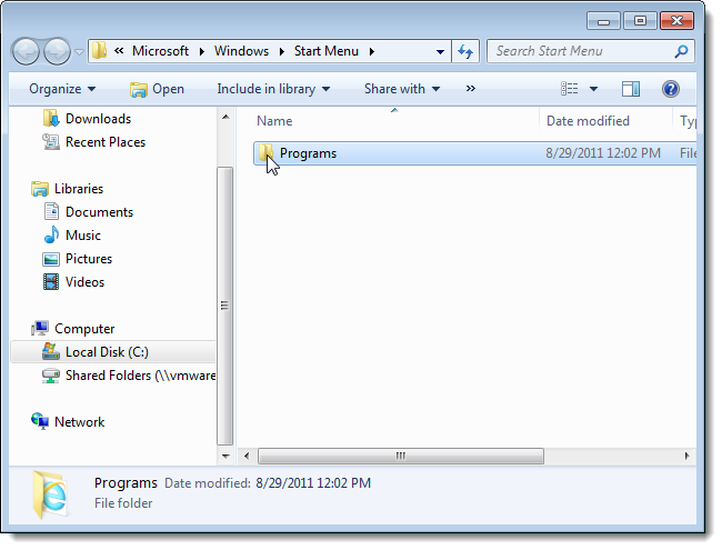 How to Reorganize the All Programs Section on the Windows 7 Start Menu