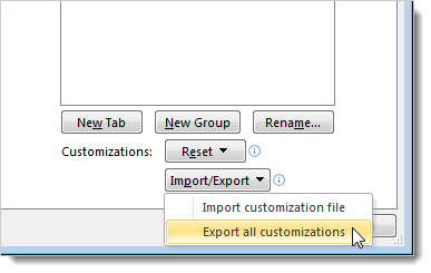 How to Backup and Restore Your Office 2010 Ribbon and Quick Access ...