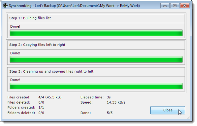 Keep Your PC's Data Safe Using Create Synchronicity