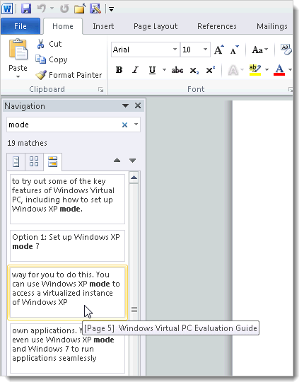 Learn How to Use the Navigation Pane in Microsoft Word