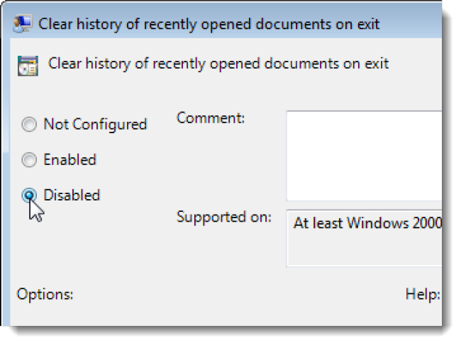 Fix the Problem Where the Recent Items List on the Start Menu is Always ...