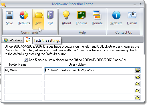 How to Customize the File Open/Save Dialog Box in Windows