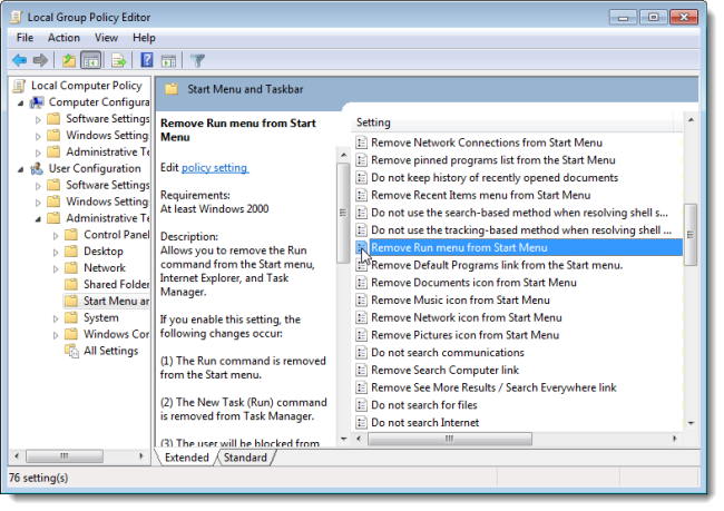Tweak the History in the Run Dialog Box in Windows