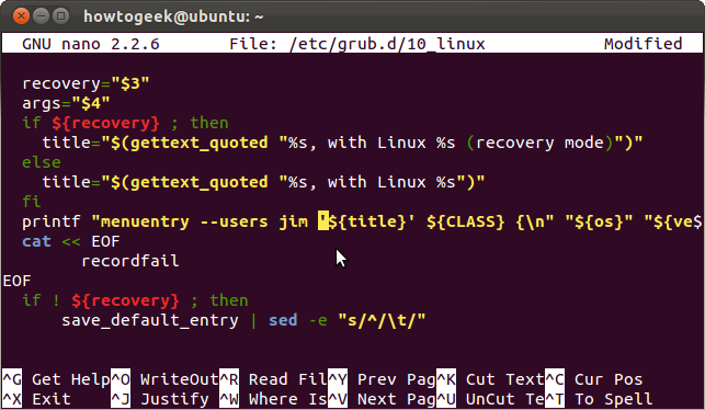 How to Password Protect Ubuntu's Boot Loader