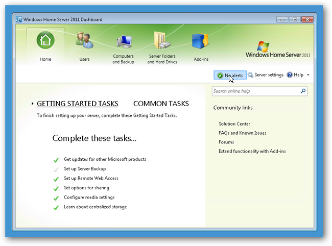 Windows Xp Email Notification How to Set Up Email Notifications for Your Windows Home Server