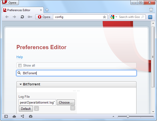 Find Hidden Features on Opera's Internal Opera: Pages
