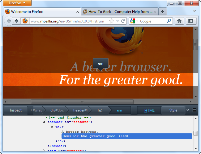 Firefox Website Using Html How To Use Firefox's Web Developer Tools