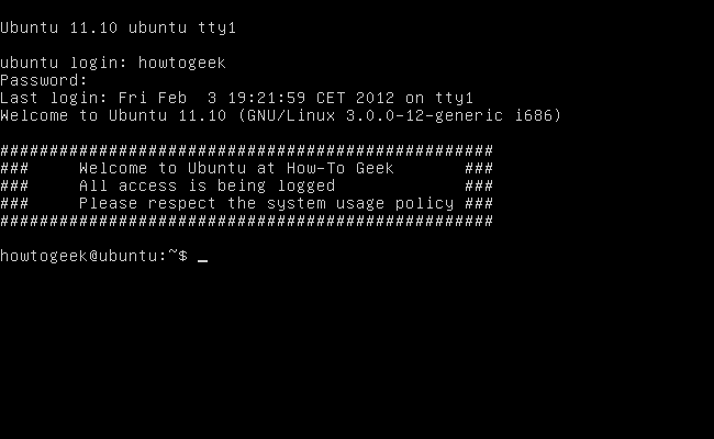 How To Customize Ubuntu's Message of the Day