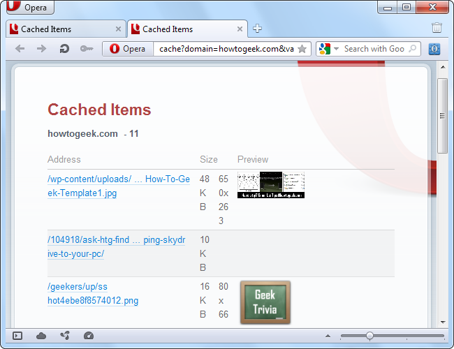 Find Hidden Features on Opera's Internal Opera: Pages