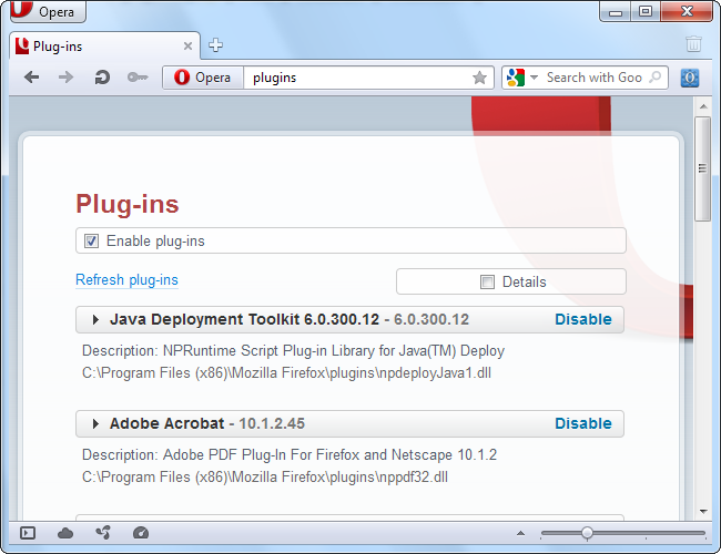 Find Hidden Features on Opera's Internal Opera: Pages