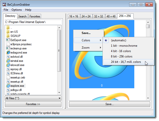 How to Extract High Quality Icons from Application Files